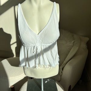 John Galt Brandy Melville Casual Gauze Tank One Size